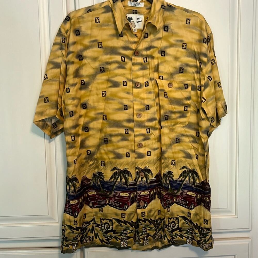 M.E. Sport Classic Car Hawaiian Shirt Medium